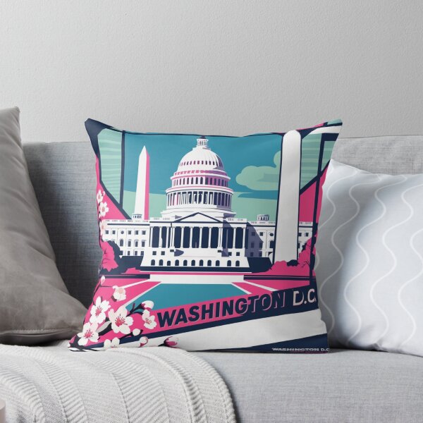 Item preview, Washington D.C. Capitol Cherry Blossoms Patriotic Traveler  designed and sold by ChicTeeLab.