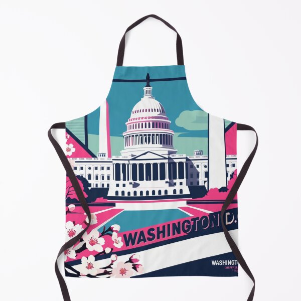 Item preview, Washington D.C. Capitol Cherry Blossoms Patriotic Traveler designed and sold by ChicTeeLab.
