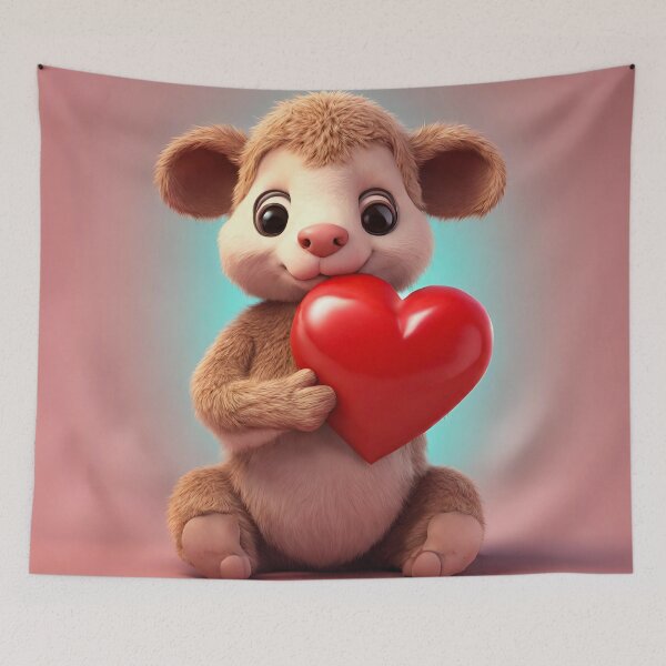 Item preview, Loving Embrace Animal Heart Hug 3 designed and sold by Tom-Johnson.