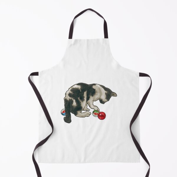 Item preview, Cat and Marbles, Illustration, Cute Kitten Plays with Marbles designed and sold by JoyfulWhimsy.