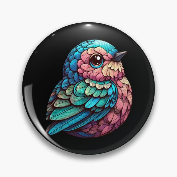 Item preview, Vibrant Feathered Serenity designed and sold by Nostalgia Busters.
