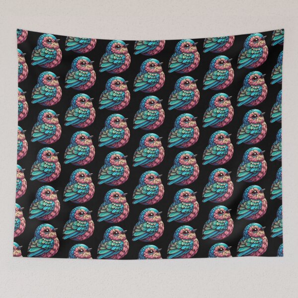 Item preview, Vibrant Feathered Serenity designed and sold by Nostalgia Busters.