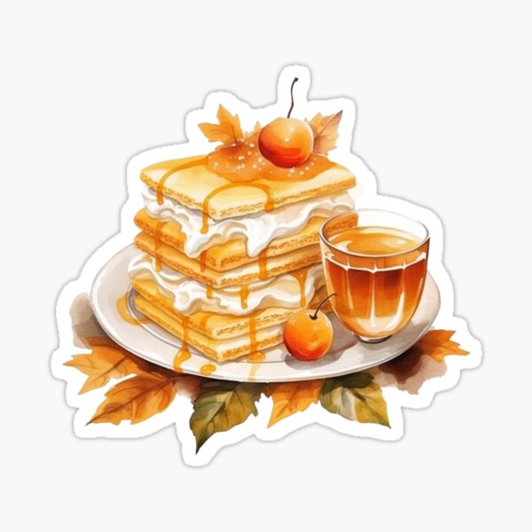 Item preview, Cozy Fall Dessert designed and sold by GiraffeCreative.