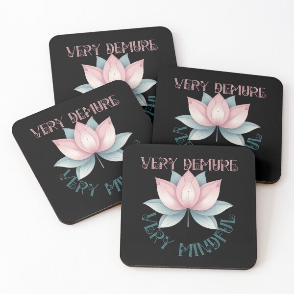 Item preview, Very Demure Very Mindful Lotus Flower designed and sold by ArtDesignMC.
