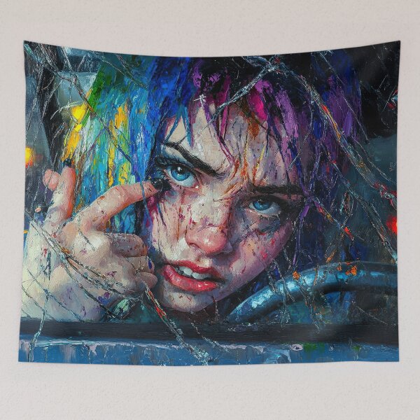 Item preview, Defiant Gaze in a Crashed World designed and sold by Venon28.