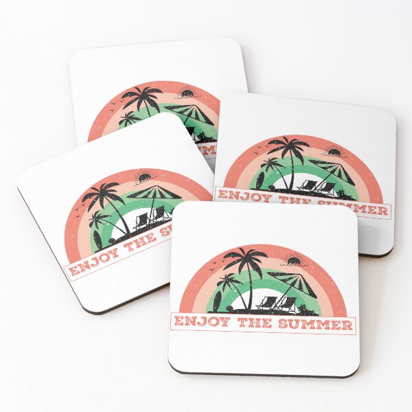 Item preview, Enjoy the Summer, Tropical Palm Trees Sunset Tee designed and sold by SARJOU.