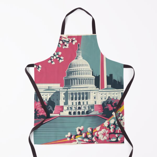 Item preview, Washington D.C. Capitol Cherry Blossoms Patriotic Traveler designed and sold by ChicTeeLab.