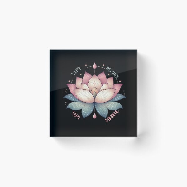 Item preview, Very Demure Very Mindful Lotus Flower designed and sold by ArtDesignMC.