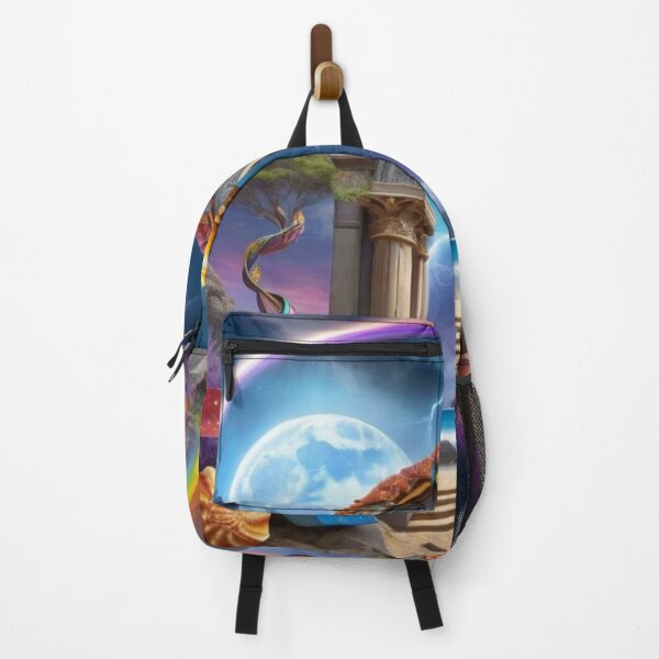 Item preview, Doorway Surrounded By Rainbow And Colorful Twisted Trees designed and sold by Melantari Vizuns.