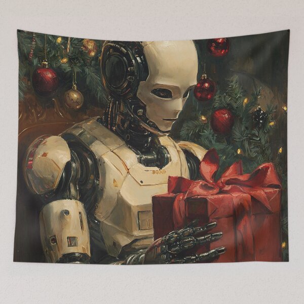 Item preview, Renaissance Robot in Holiday Cheer designed and sold by Venon28.