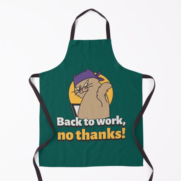 Item preview, Back to work, no thoughts! designed and sold by PositivelyPrinted.