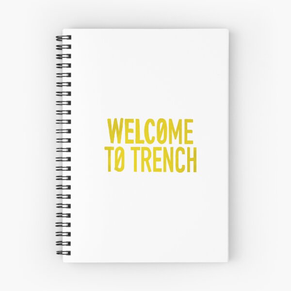 Item preview, Welcome to trench lyrics design  designed and sold by BlueToDraw.