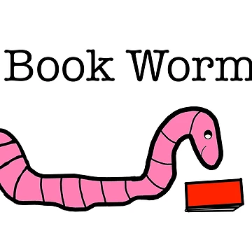 Artwork thumbnail, Book Worm by RileyDrawsIt