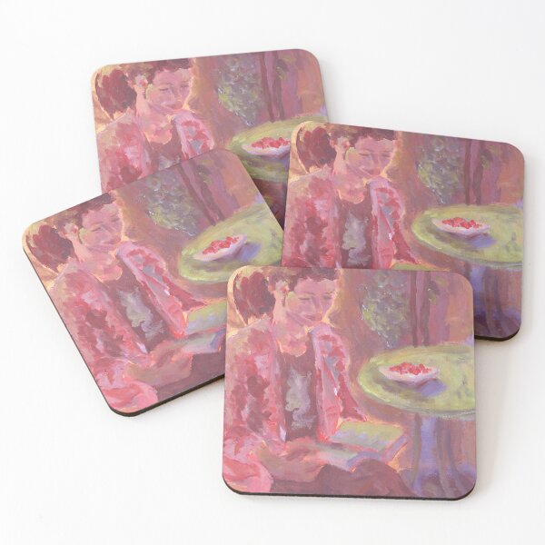 Item preview, Woman Reading Book Painting designed and sold by Lily Rose Doodle.