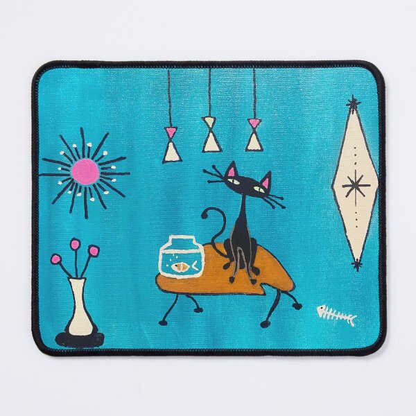 Item preview, Mid century modern kitty designed and sold by FeathersnFlight.