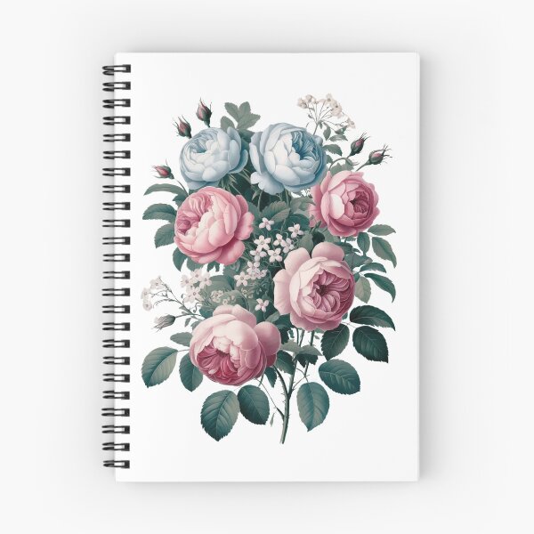 Item preview, Pink and Blue Cabbage Rose Vintage Beauty designed and sold by SloganExpress.