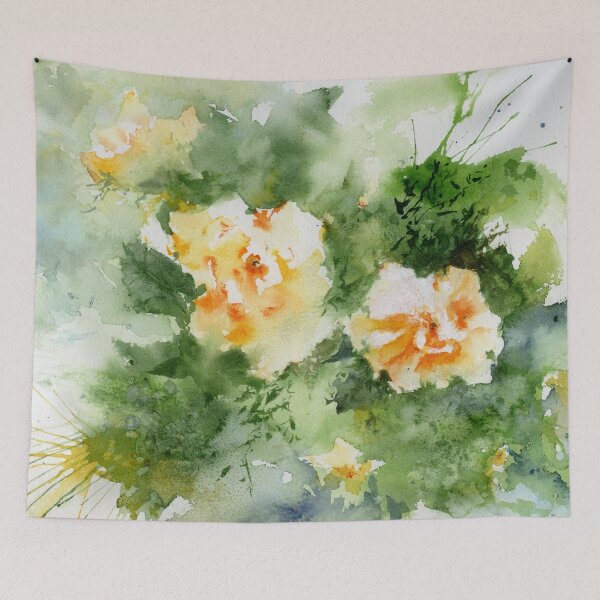 Item preview, orange camellia designed and sold by MihariBloom.