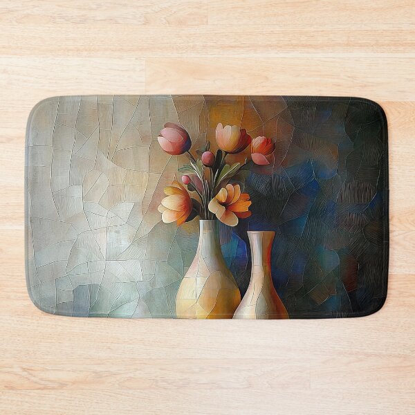 Item preview, Cubist Harmony in Glass and Flowers designed and sold by Venon28.