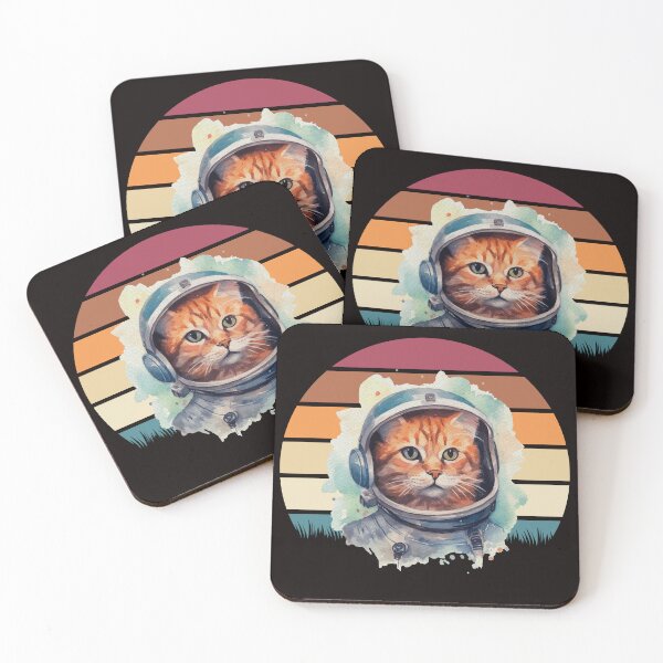 Item preview, astronaut cat designed and sold by Luka  Emad.