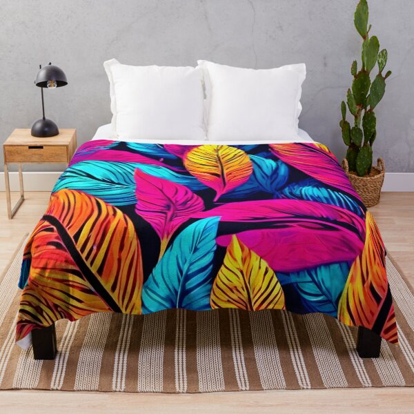Item preview, Neon Leaf Symphony designed and sold by Health And Fitness Posts e-Store.