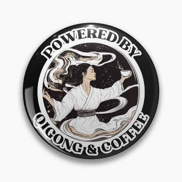 Item preview, Powered by Qigong and coffee designed and sold by VividDesignsArt.