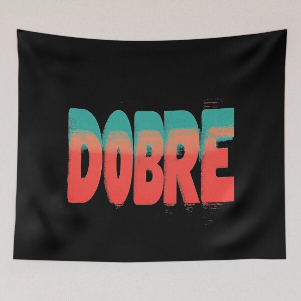 Item preview, “Dobre” Brothers Typography Design in Retro Colors designed and sold by Retro Travel Design.