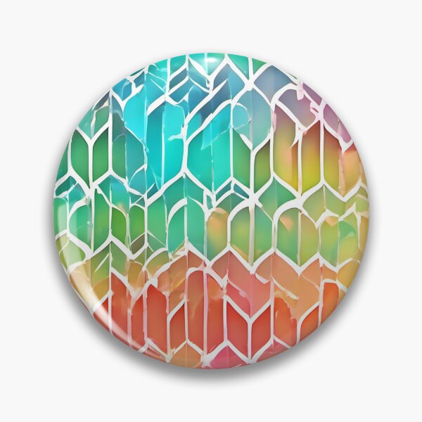 Item preview, Abstract Rainbow Patterned Geometric Art designed and sold by Health And Fitness Posts e-Store.