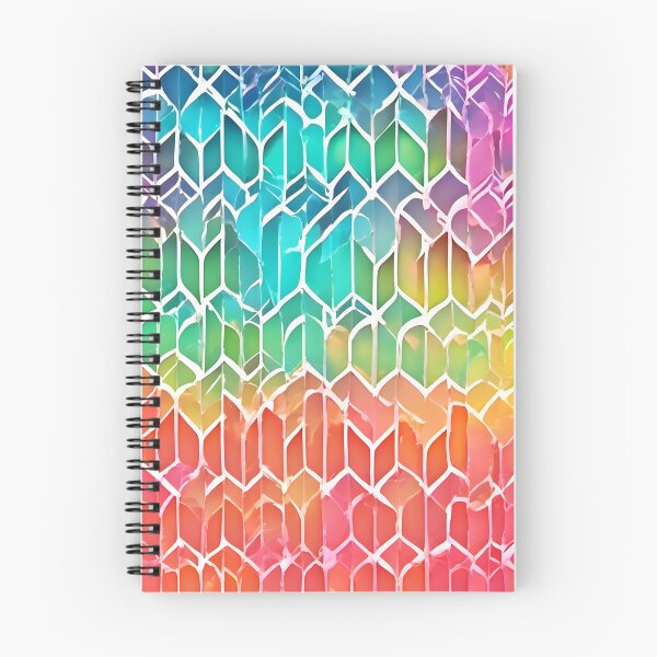 Item preview, Abstract Rainbow Patterned Geometric Art designed and sold by Health And Fitness Posts e-Store.