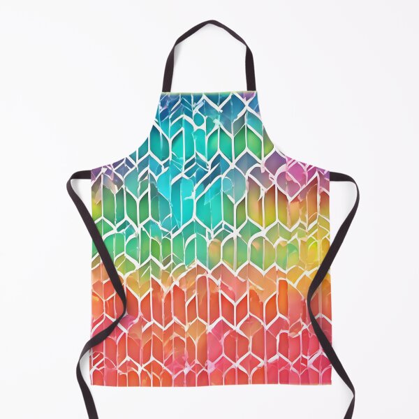 Item preview, Abstract Rainbow Patterned Geometric Art designed and sold by Health And Fitness Posts e-Store.