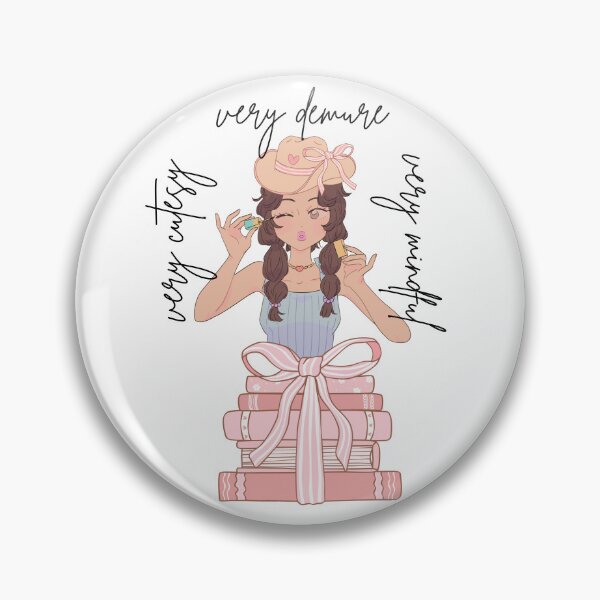 Item preview, demure Sticker designed and sold by TeeUp2.