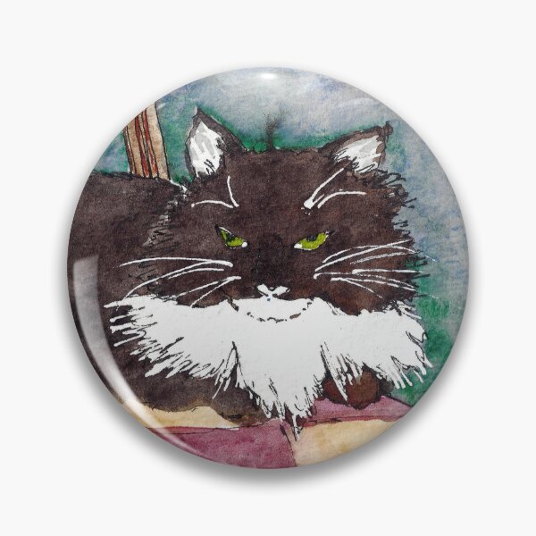 Item preview, Sammy Tuxedo Cat Chair designed and sold by dkatiepowellart.