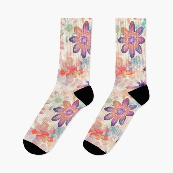 Item preview, Sweet Abstract Floral Pastel Watercolours designed and sold by jelibobs ..