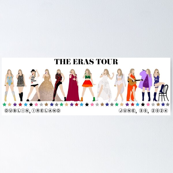 Item preview, Taylor Swift Eras Tour Dublin Night 3 Outfits designed and sold by EmmaRoseee24.