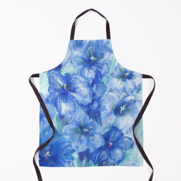 Item preview, Blue Gentian Wildflower Painting designed and sold by Lily Rose Doodle.