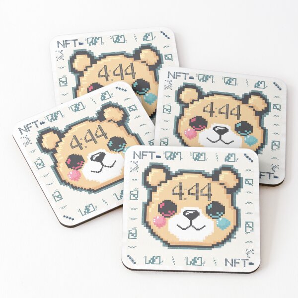 Item preview, Pixel Art '4:44 Bear' NFT: Jay Z Meets Retro Charm designed and sold by ObjCrea123.