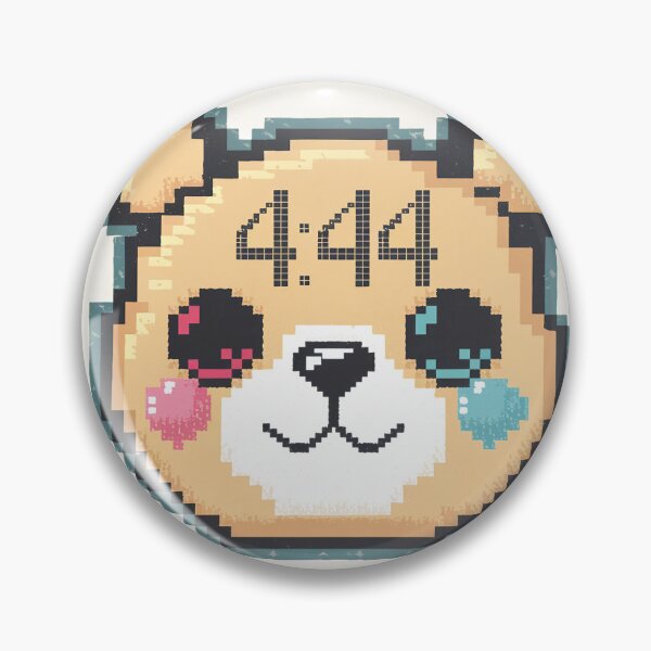 Item preview, Pixel Art '4:44 Bear' NFT: Jay Z Meets Retro Charm designed and sold by ObjCrea123.