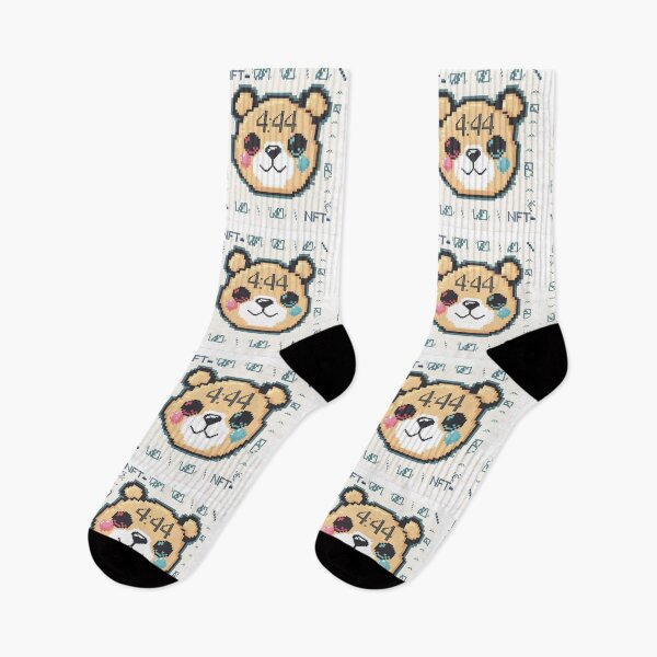Item preview, Pixel Art '4:44 Bear' NFT: Jay Z Meets Retro Charm designed and sold by ObjCrea123.