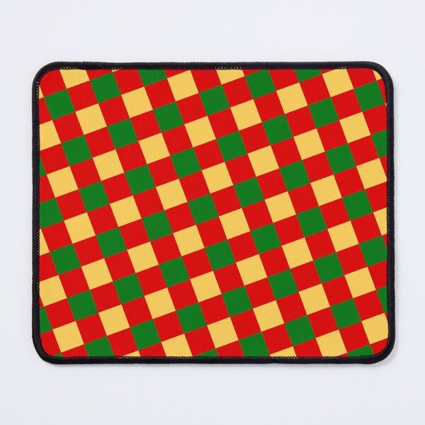 Item preview, Rasta Checkboard Square Grid Chessboard Reggae Checkers Checkered designed and sold by EvergreenMotifs.