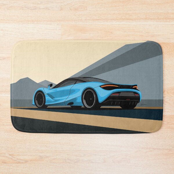 Item preview, Copy of McLaren 720S Blue Desert Road Illustration designed and sold by blackdogshop.
