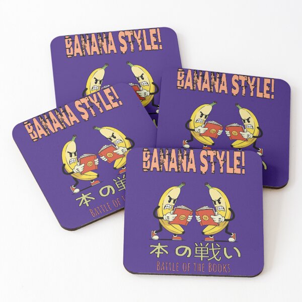 Item preview, Banana Book Battle designed and sold by CoolEnthusias.