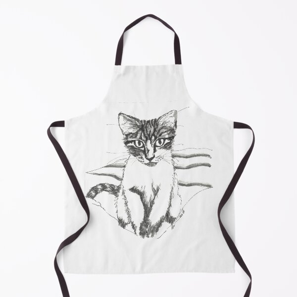 Item preview, GREY TABBY KITTEN designed and sold by dkatiepowellart.