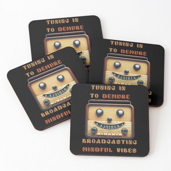 Item preview, Very Demure Very Mindful Retro Radio designed and sold by ArtDesignMC.
