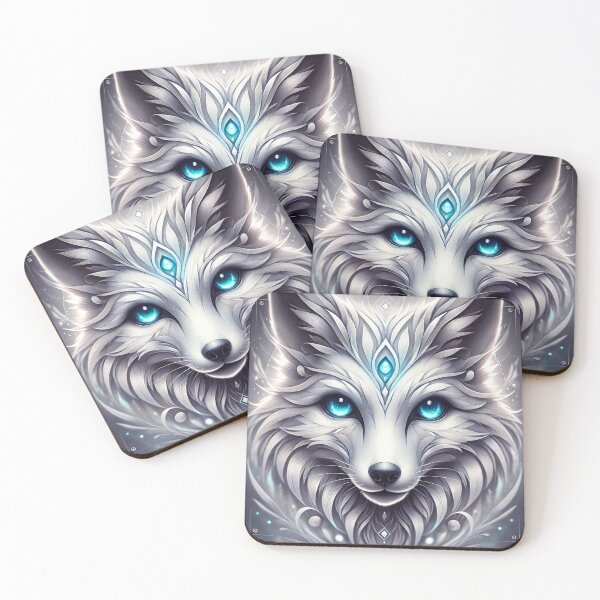 Item preview, Mystical Fox Face designed and sold by RetroPop23.