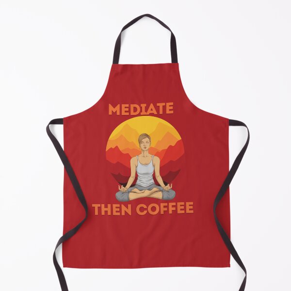 Item preview, Yoga, Mediate Then Coffee  designed and sold by wellie-chic.