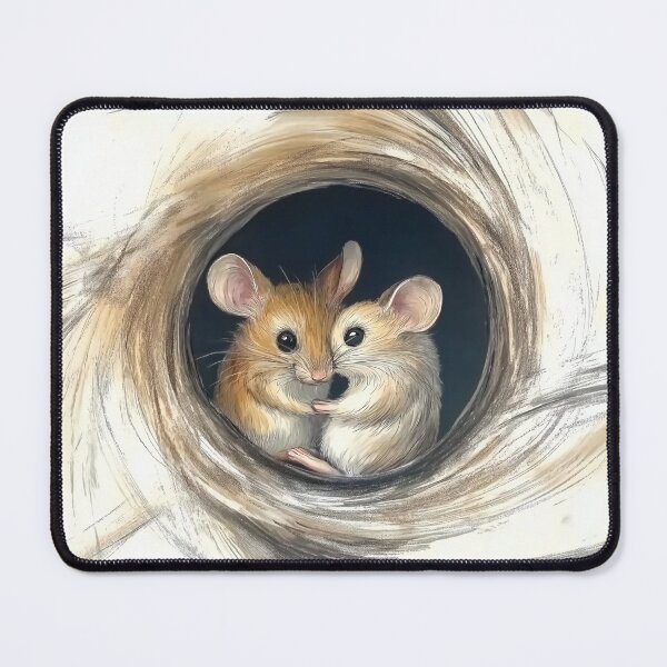Item preview, mice in a hole designed and sold by PricklyPeanut.