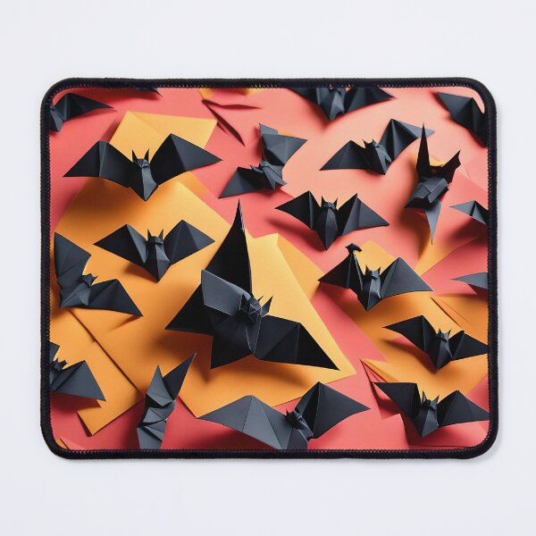 Item preview, Origami Art - Nocturnal Shadows: The Flight of Black Bats designed and sold by ArtfulFolds.