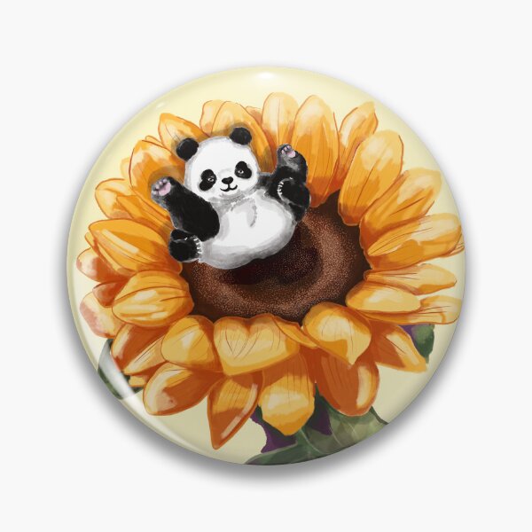 Item preview, Pandas on a Sunflower: Tranquil Moments in Nature designed and sold by Pandositive.