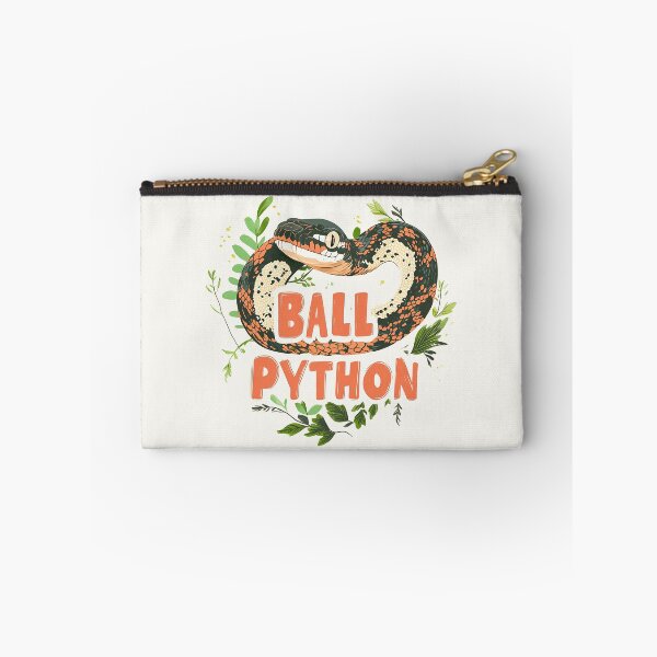 Item preview, Colorful Ball Python with Nature Elements Design designed and sold by Retro Travel Design.
