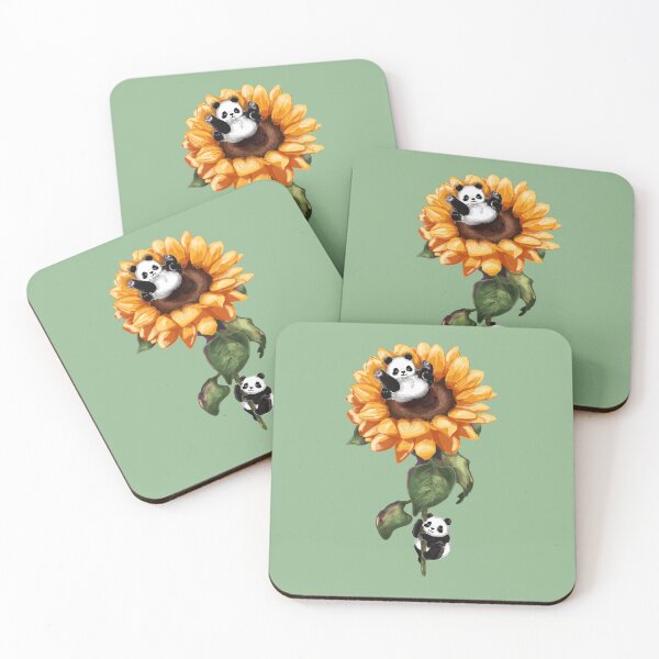 Item preview, Pandas on a Sunflower: Tranquil Moments in Nature designed and sold by Pandositive.