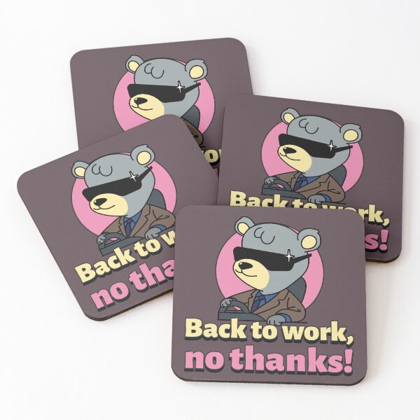 Item preview, Back to work, no thoughts! designed and sold by PositivelyPrinted.